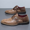 Men's Leather Formal Shoes, Crocodile Pattern, Crocodile Pattern, Style 1143