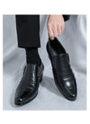 Men's Leather Formal Shoes, Pointed Toe, Slip-On, Style 7495