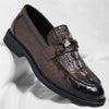 Men's Leather Formal Shoes, Crocodile Pattern, Crocodile Pattern, Style 9895