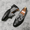 Men's Leather Formal Shoes, Slip-On, Breathable