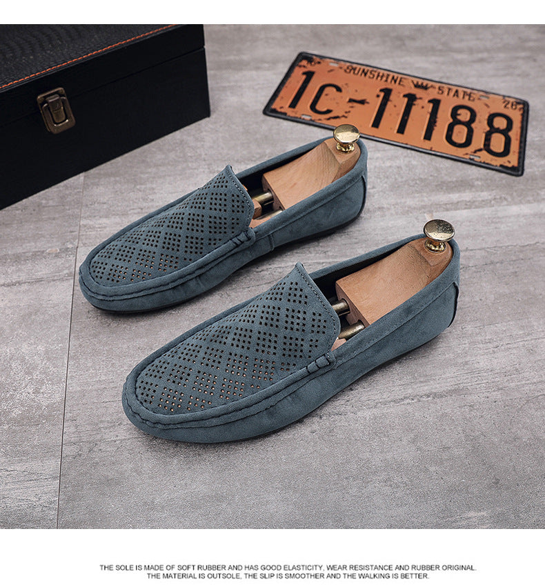 Bean shoes men's breathable cut outcasualtrendy men's shoes slip-on low-top slip-on loafers men's su 10