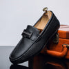 Men's Leather Loafers, Slip-On, British Style, Style 8647