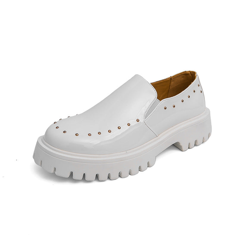 Men's Formal Thick-Soled Leather Shoes - Versatile Style