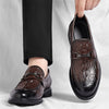 Men's Leather Formal Shoes, Crocodile Pattern, Crocodile Pattern, Style 9895