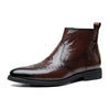 Men's Leather Chelsea Boots, Retro, British Style, Style 7959
