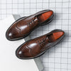 Men's Leather Loafers, Business, Brogue