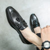 Men's Leather Formal Shoes, Slip-On, British Style, Style 7655
