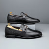 Men's Leather Formal Shoes, Slip-On, Business, Style 4023