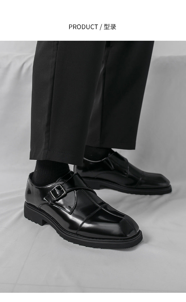 Men's casual leather shoes 2026 new large size export new men's british style loafers trendy men's 6