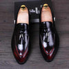 Men's Black Leather Loafers, Style 5207