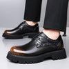 Men's Leather Formal Shoes, Business, Thick Sole