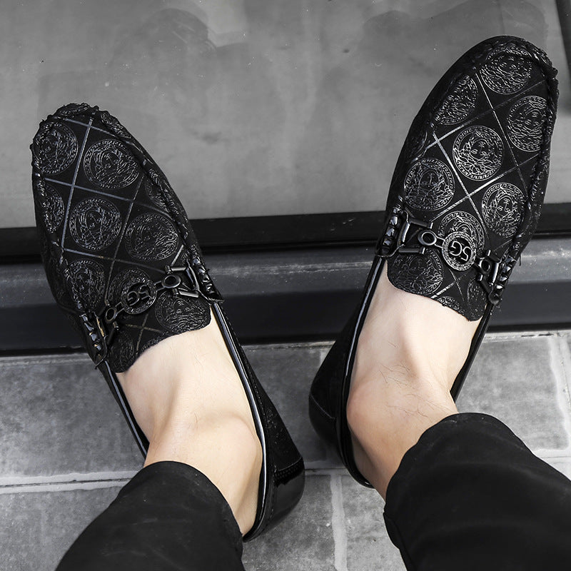 European station men's loafers 2024 summer new arrivals - men's low-top versatile casual shoes - cro 3