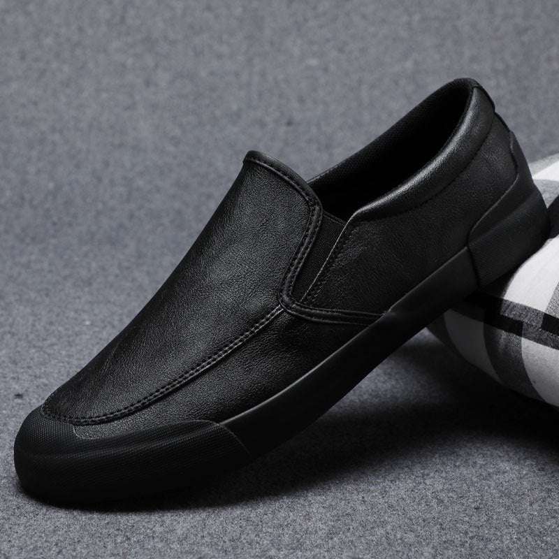 Men's Leather Loafers, Slip-On, Business, Style 6407