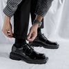 Men's Leather Derby Formal Shoes, Business, British Style, Style 1287