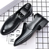 Men's Leather Dress Shoes, Pointed Toe, Business