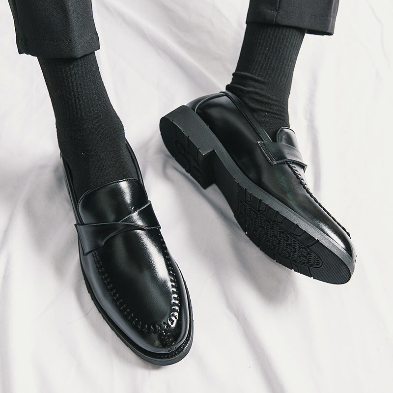 Fall and winter cross-border mencasualfashion leather shoes k-style wedding shoes british business f 13