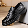 Men's Leather Formal Shoes, Crocodile Pattern, Crocodile Pattern, Style 0759