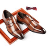 Men's Genuine Leather Formal Shoes, Business, British Style