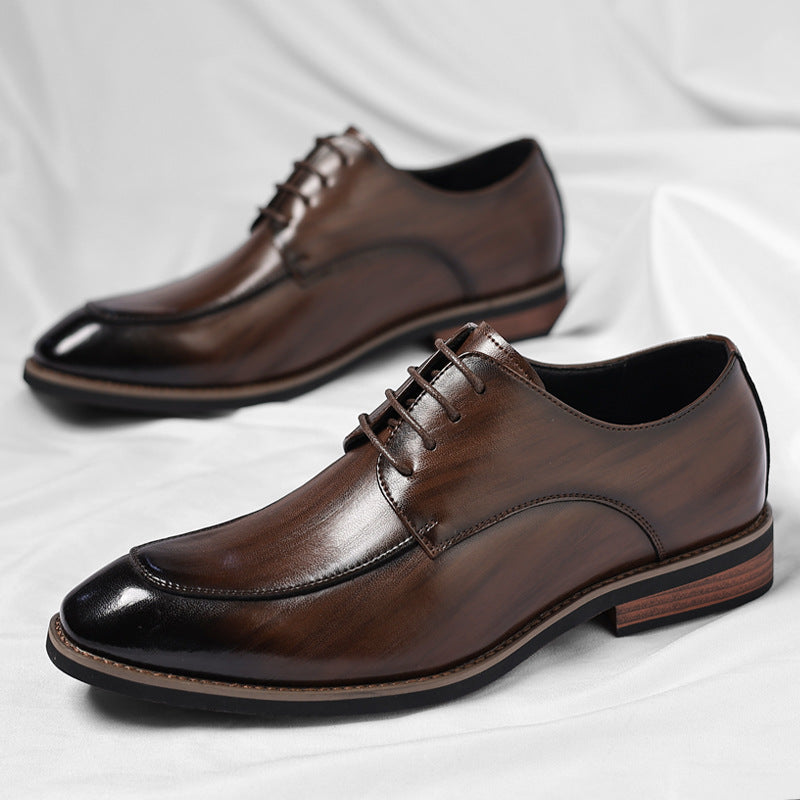 Men's Leather Formal Shoes, Business, British Style, Style 1655