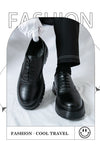 Men's Leather Formal Shoes, Slip-On, Business, Style 9911
