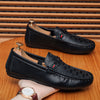 Men's Leather Loafers, Slip-On, Business, Style 1559