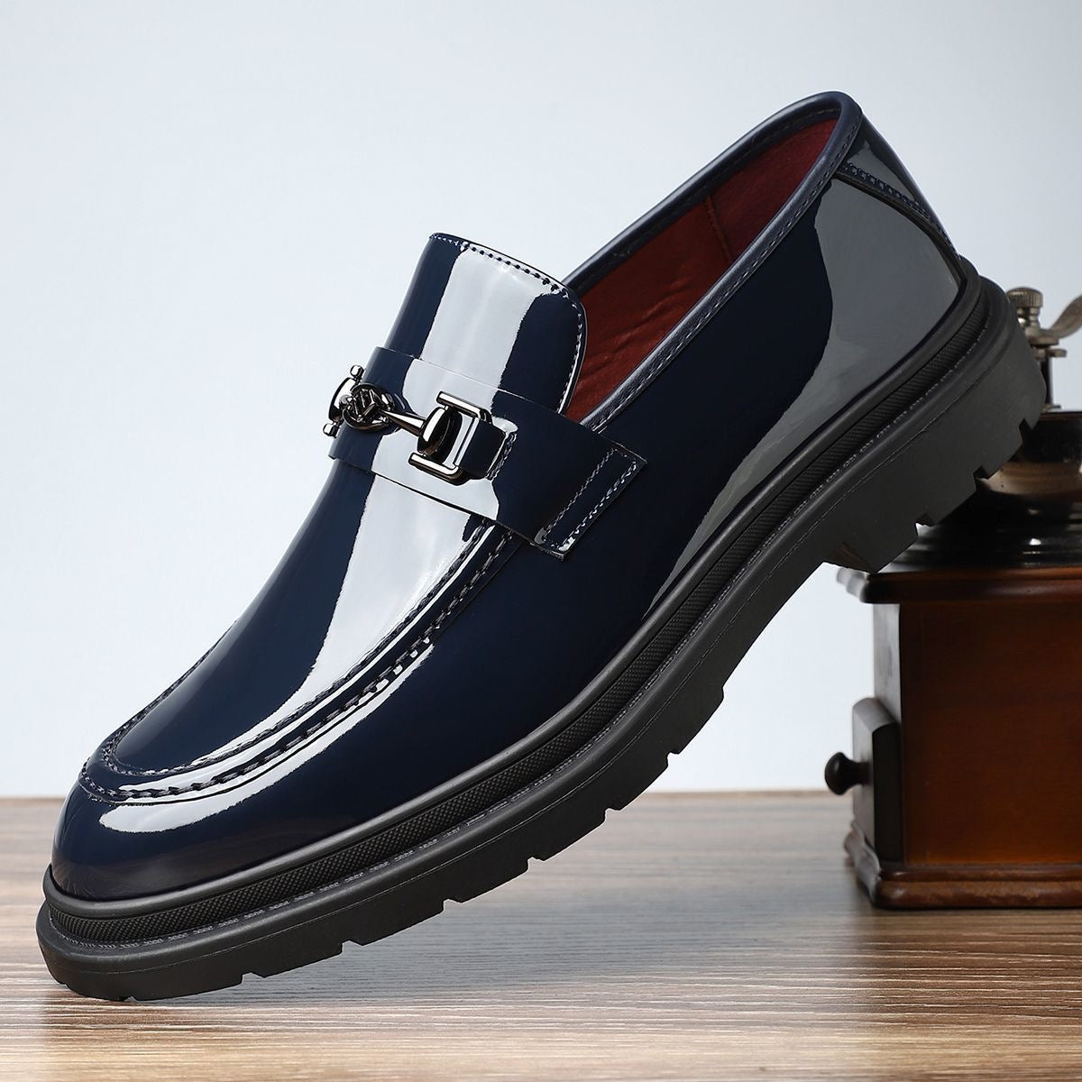 2026 spring new fashion men's casual business anti-slip wear-resistant slip-on loafers 26036 8