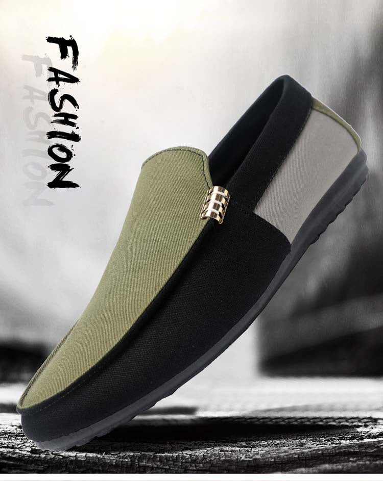 Spring/summer casual sneakers, trendy loafers, men's slip-ons, moccasins, one-step shoes, men's foot 7