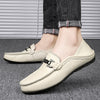 Men's Leather Loafers, Business, Breathable, Style 6519