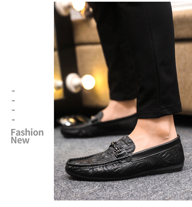 Spring/summer casual sneakers, trendy loafers, men's slip-ons, moccasins, one-step shoes, men's foot 16