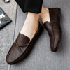 Men's Brown Loafers, Business, British Style