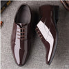 Men's Leather Formal Shoes, Pointed Toe, Business, Style 4535