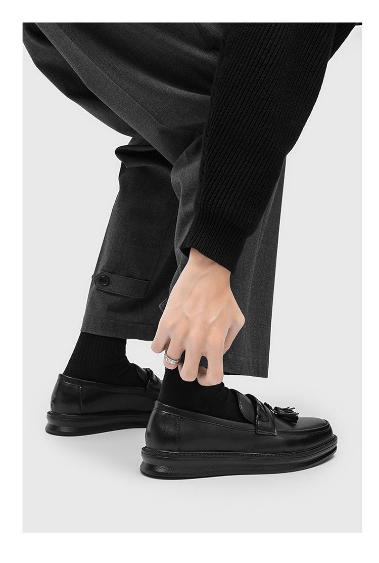 2026 casual business formal breathable wedding shoes winter brogue men's shoes korean style british 10