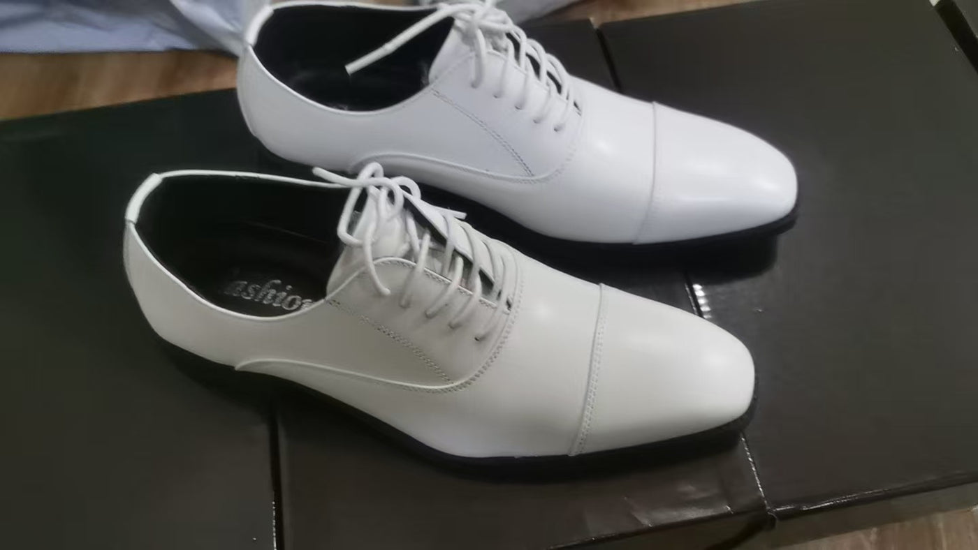 Cross-border 2026 spring/autumn three-panel leather dress shoes for men - anti-slip, business formal 13