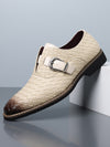 Amazon's best-selling cross-border plus sizemen leather shoes pointed toe business casual slip-on