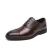 Men's Leather Formal Shoes, Business, British Style, Style 0727