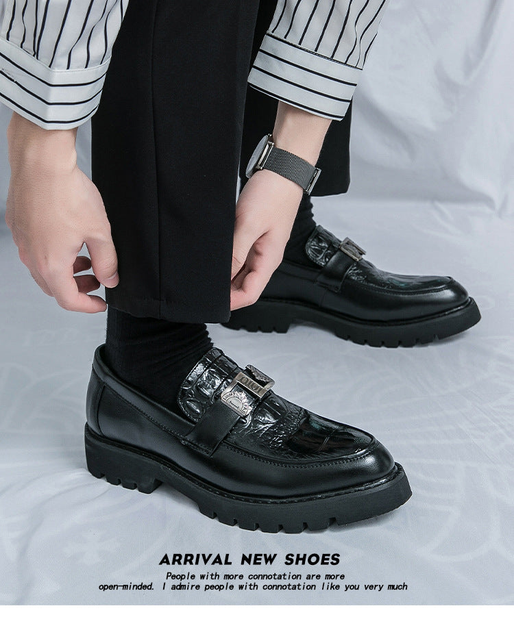 Export 2026 new arrival men's shoes business casual leather shoes men's wedding shoes youth dating 7