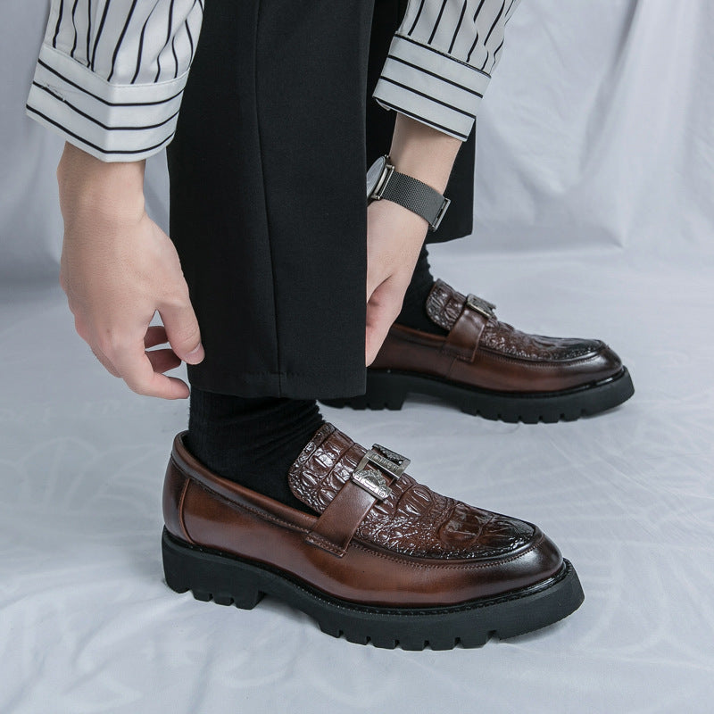 Export 2026 new arrival men's shoes business casual leather shoes men's wedding shoes youth dating 6