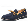 Cross-border spring bow slip-on leather shoes fashion formal business casual shoes plus size loafers