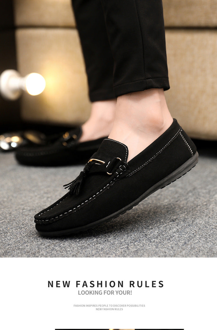 Spring autum social casual shoes trendy shoes beanie shoes men's lazy shoes loafers slip-on men's sh 15