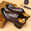 Men's Leather Formal Shoes, Pointed Toe, Business, Style 4551