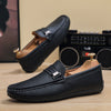 Men's Leather Loafers, Business, Breathable, Style 4167