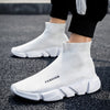 Women's Black Leather Sneakers