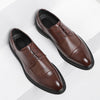Men's Leather Formal Shoes, Pointed Toe, Business, Style 0567