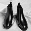 Men's Leather Chelsea Boots, Retro, British Style, Style 2647