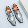 Men's Leather Formal Shoes, Pointed Toe, Lace-Up, Style 5111