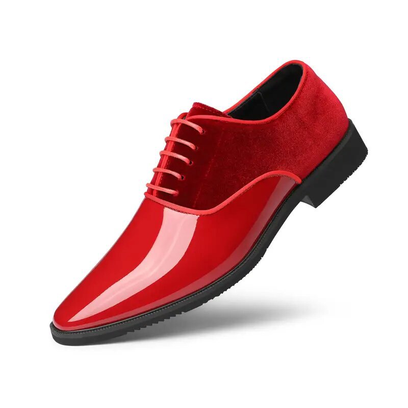 Men's formal business leather shoes - lightweight, trendy casual shoes - british style, versatile pa 18