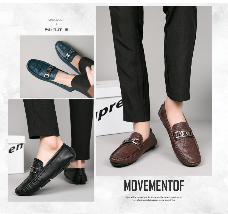 Tiktok viral croc-embossed loafers - effortless driving shoes, british casual style, genuine leather 10