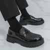 Men's Leather Loafers, Slip-On, Business, Style 2359