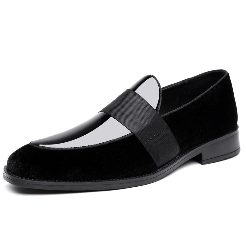 Trendy european cross-border amazon style men's leather dress shoes - pointed toe, black, low-cut, s 5