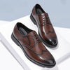 Men's Leather Formal Shoes, Business, Breathable, Style 9559